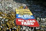 "No más FARC": manifestation anti-FARC dans les rues de Cali