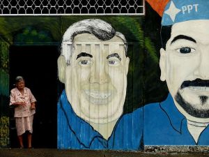 Peinture murale politique au Venezuela